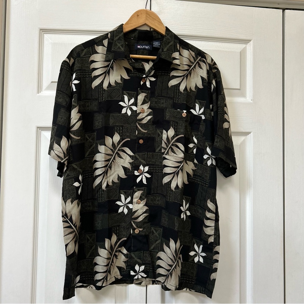 Puritan Short Sleeve Shirt Black L